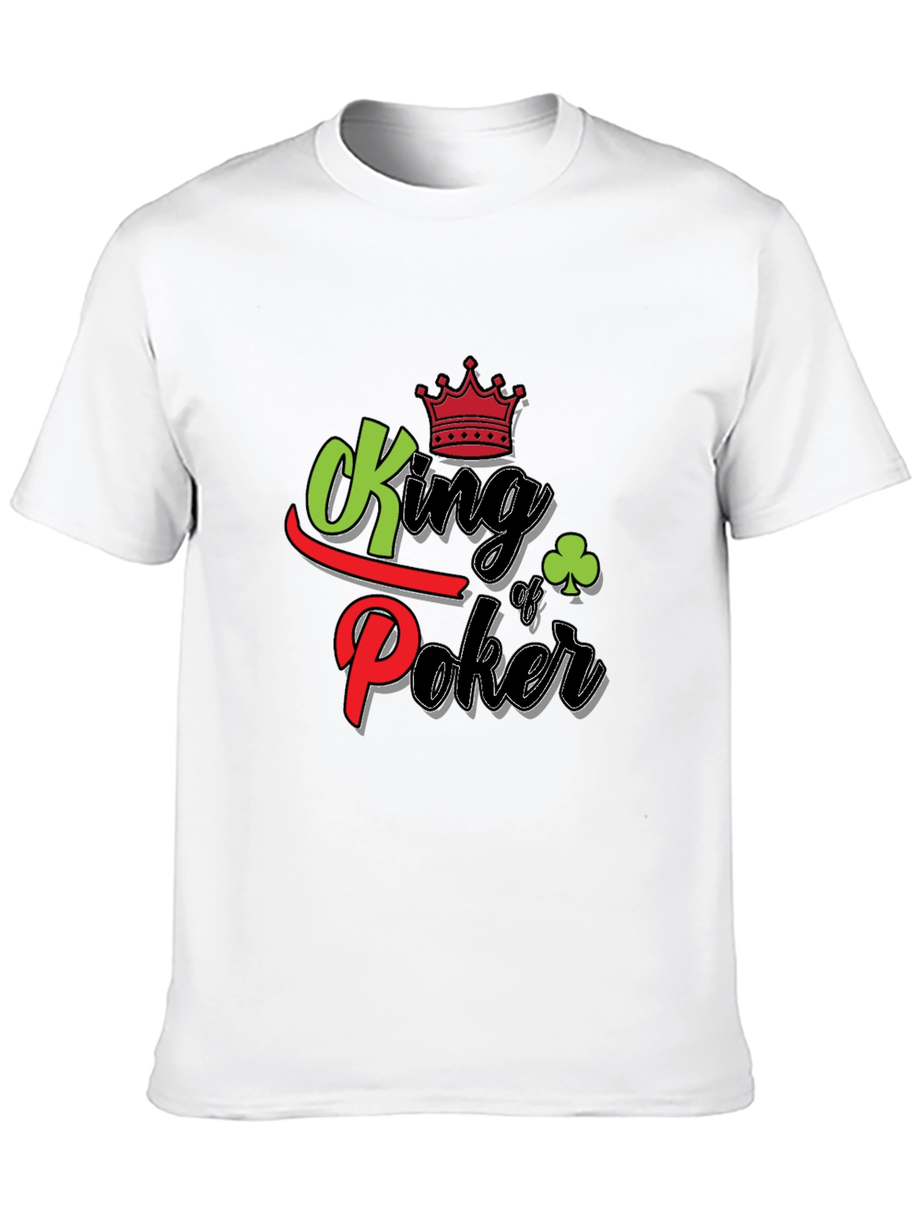 King of Poker Graphic T-Shirt - Black