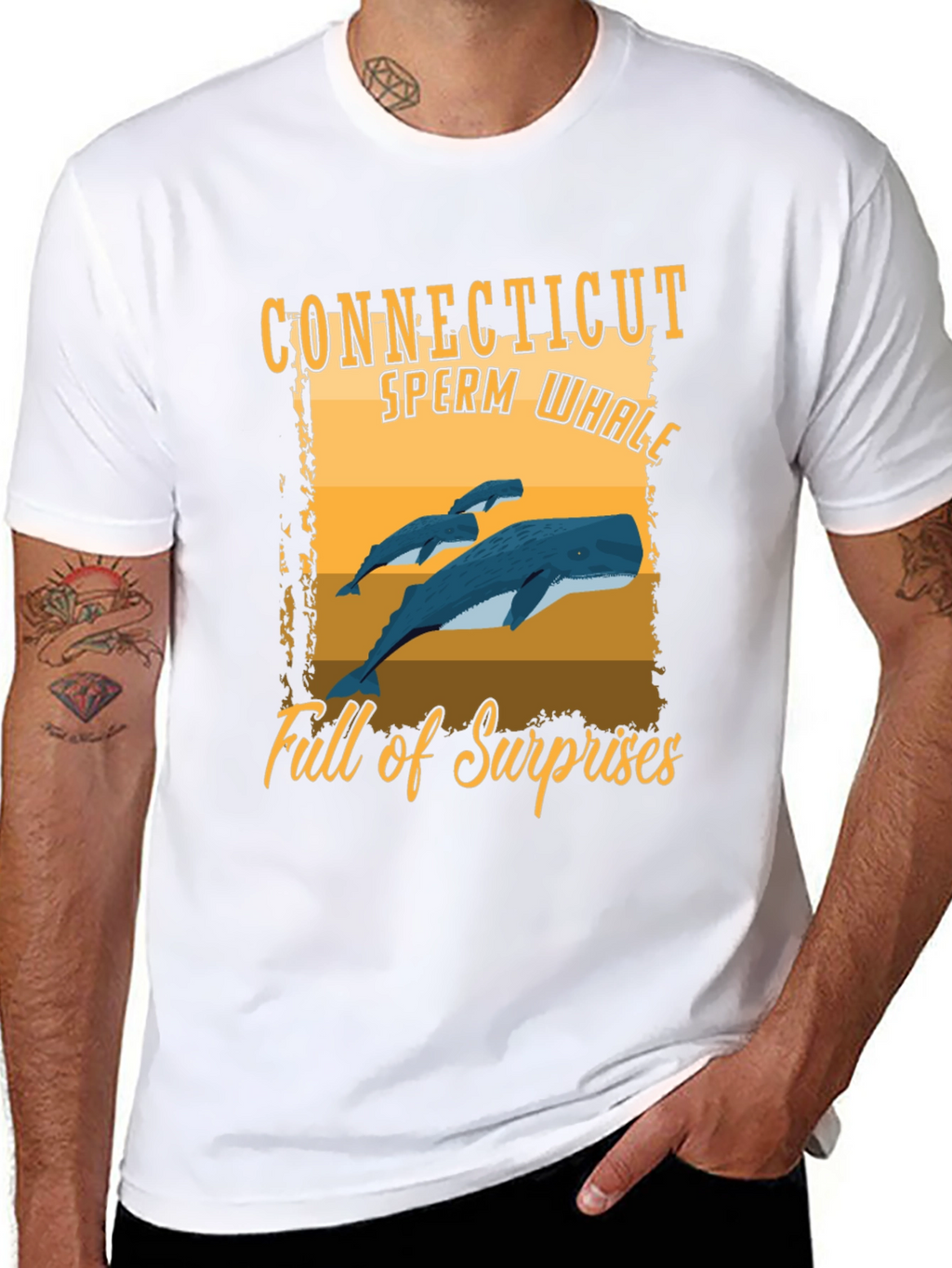 Connecticut Sperm Whale T-Shirt: Full of Surprises