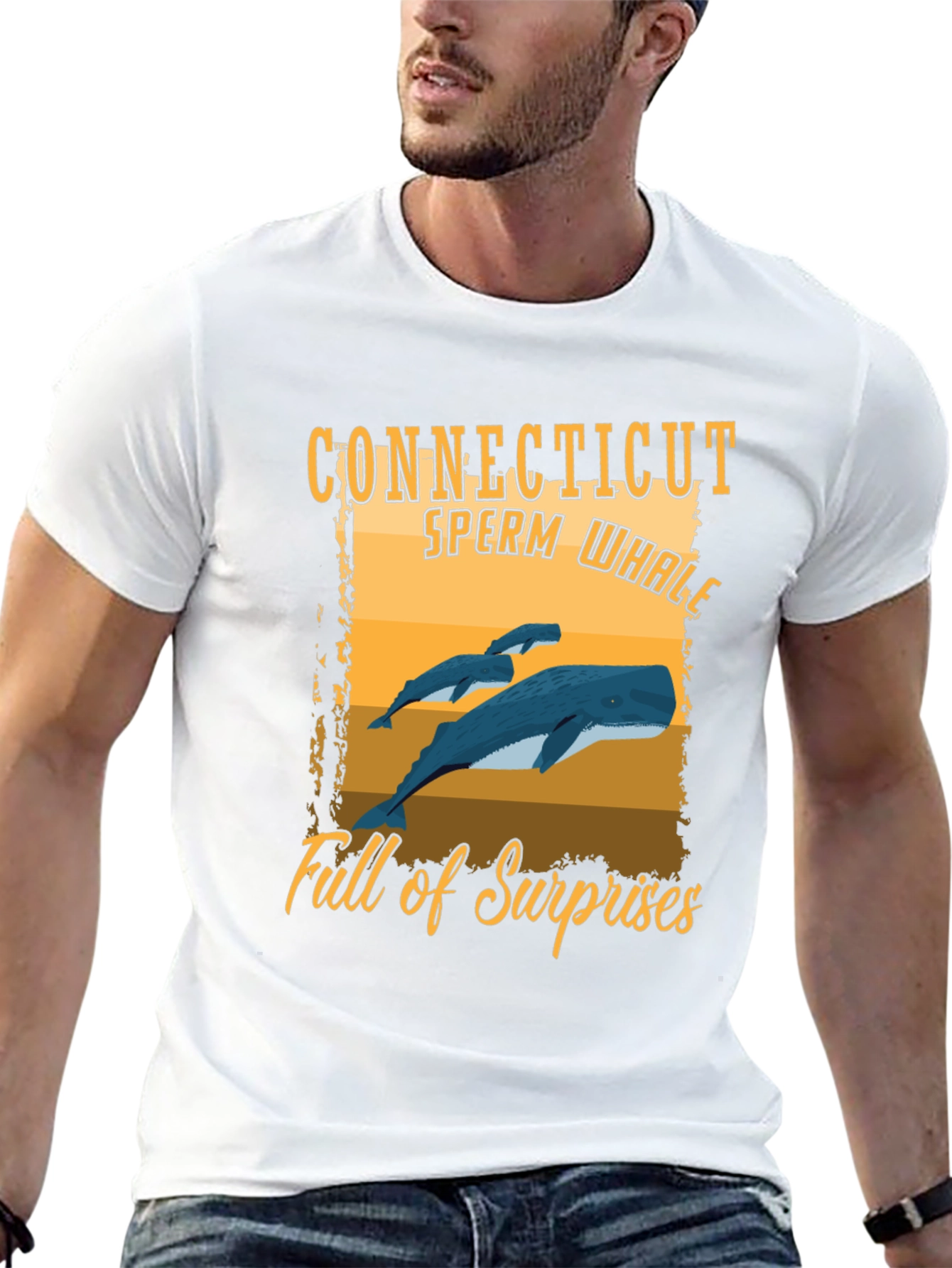 Connecticut Sperm Whale T-Shirt: Full of Surprises