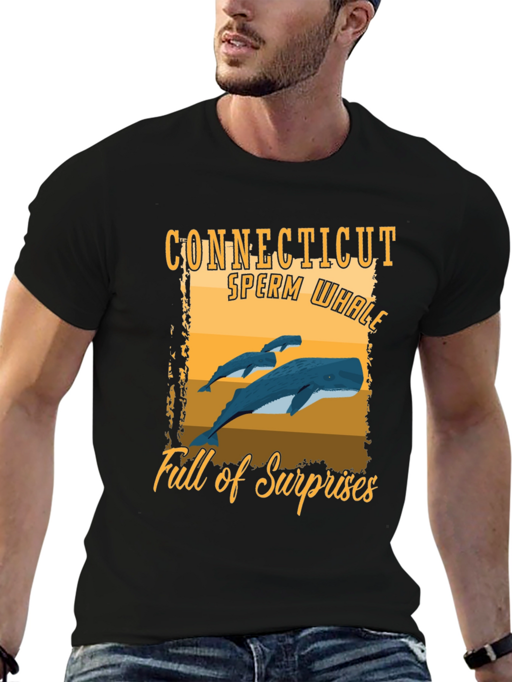 Connecticut Sperm Whale T-Shirt: Full of Surprises