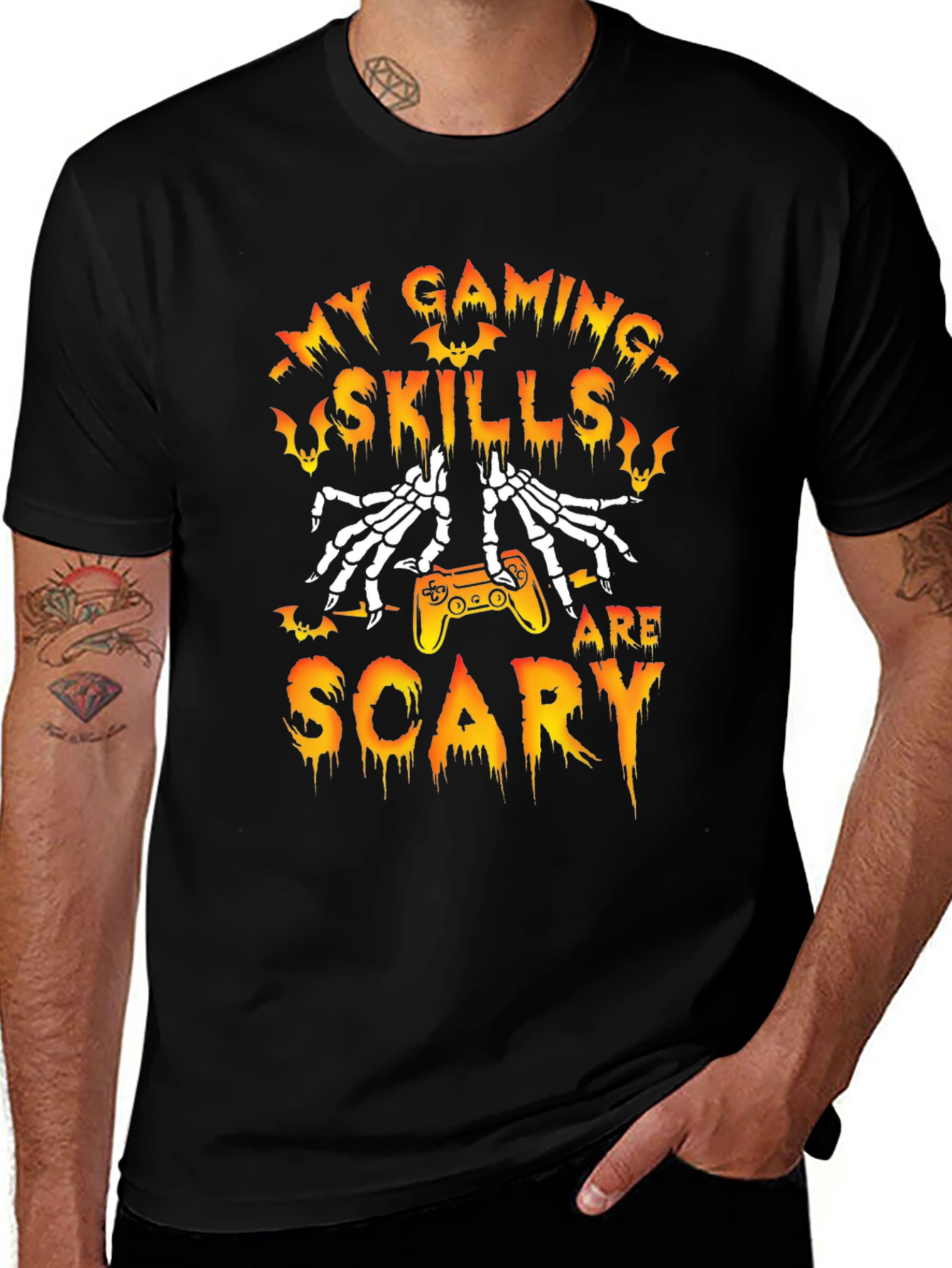 Gaming Skills Are Scary Halloween T-Shirt