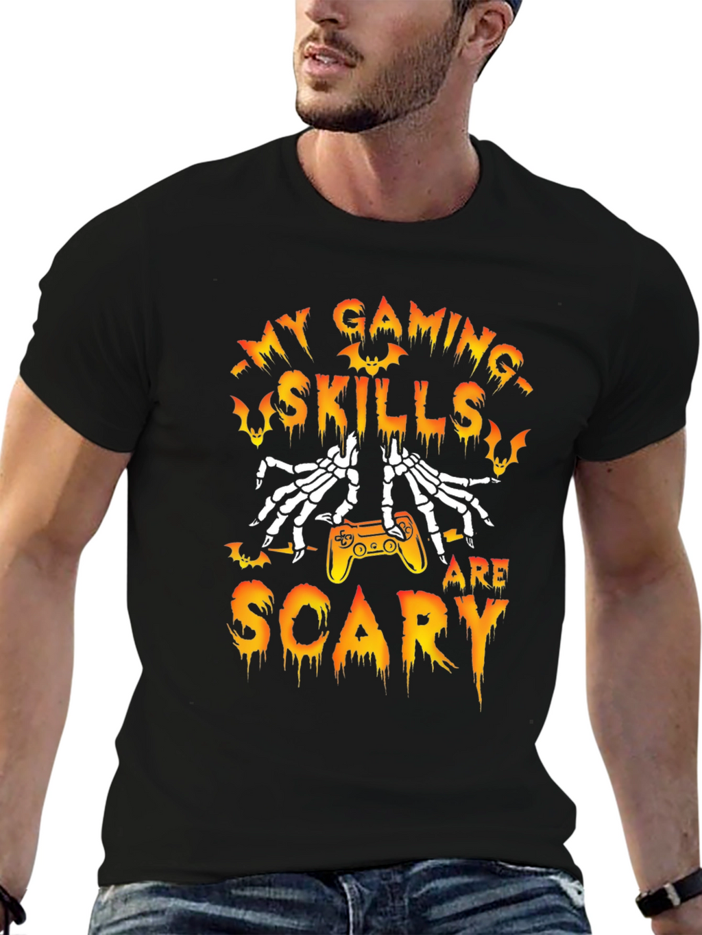 Gaming Skills Are Scary Halloween T-Shirt