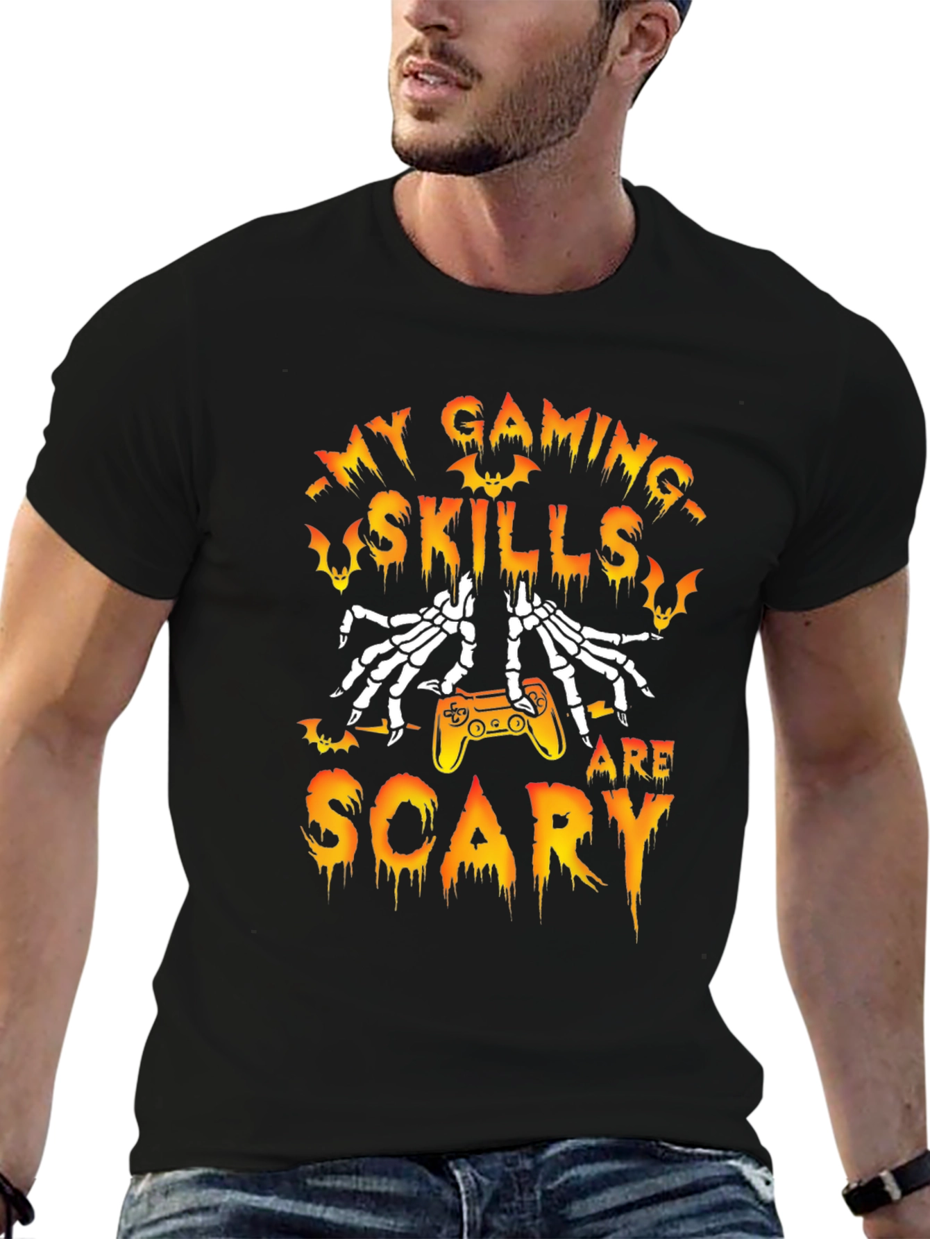 Gaming Skills Are Scary Halloween T-Shirt
