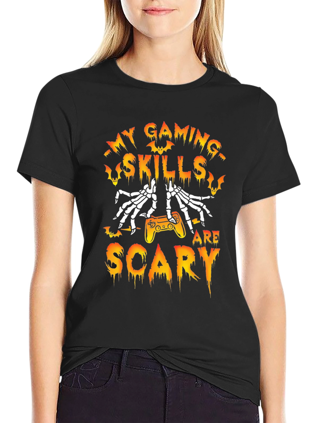 Gaming Skills Are Scary Halloween T-Shirt