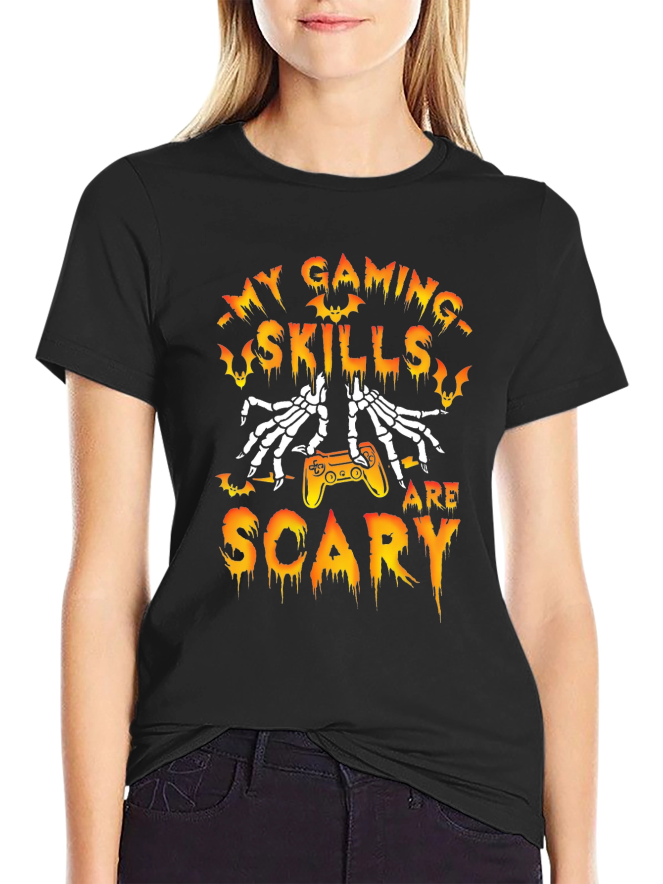 Gaming Skills Are Scary Halloween T-Shirt