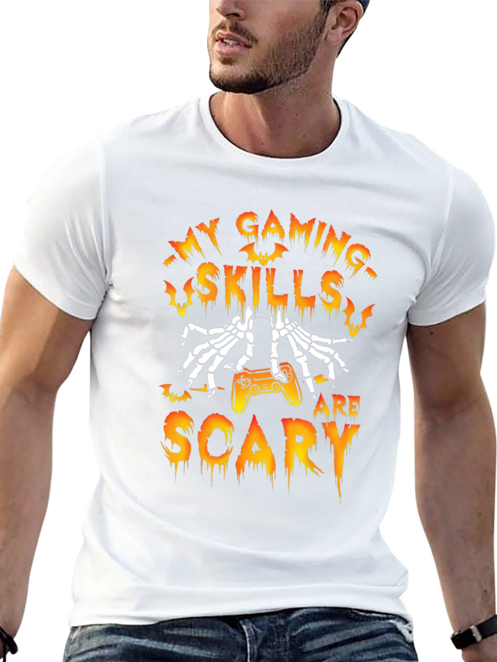 Gaming Skills Are Scary Halloween T-Shirt