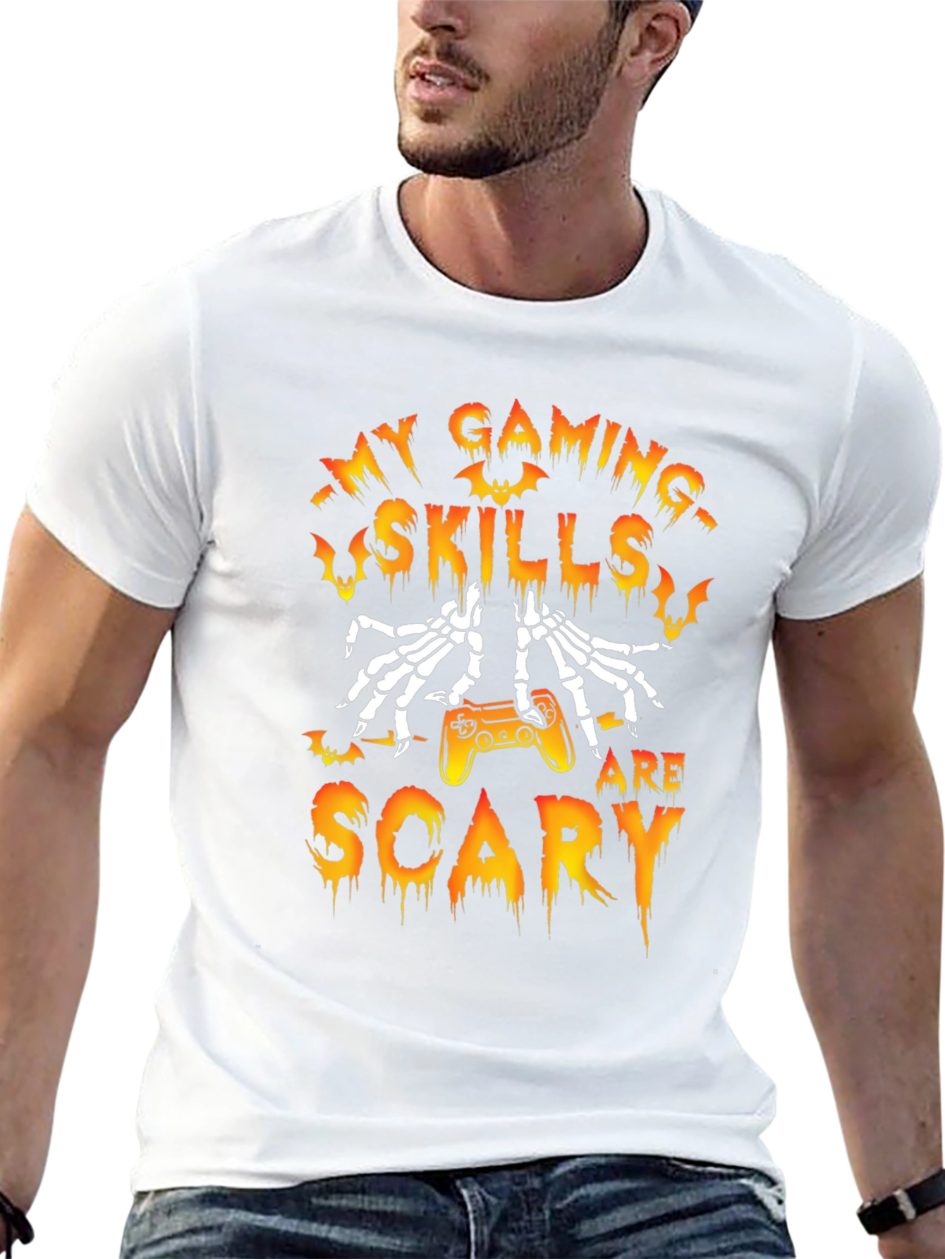 Gaming Skills Are Scary Halloween T-Shirt
