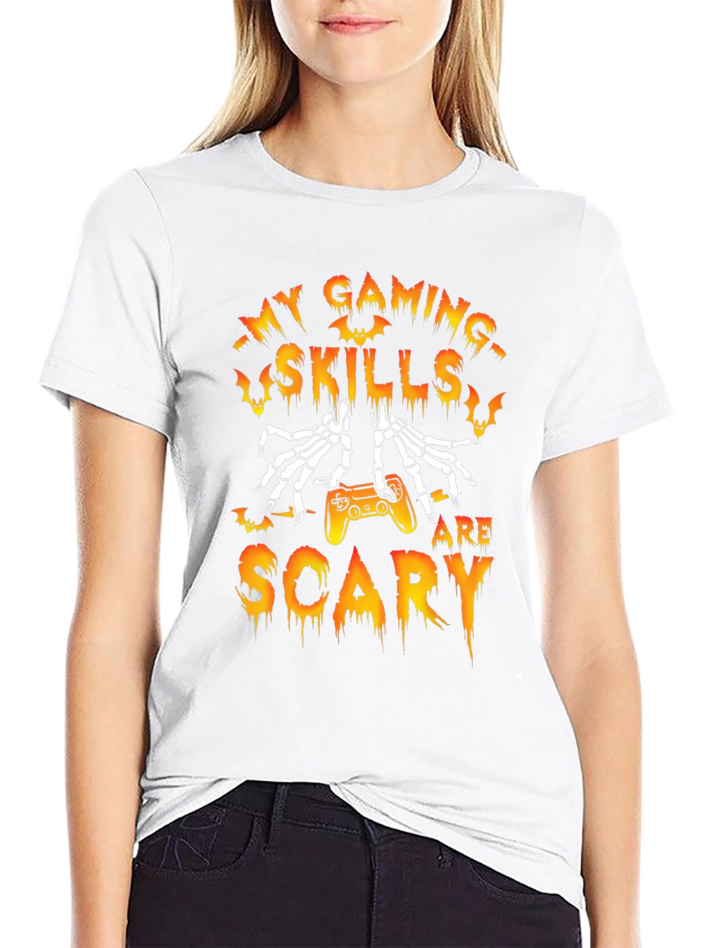 Gaming Skills Are Scary Halloween T-Shirt