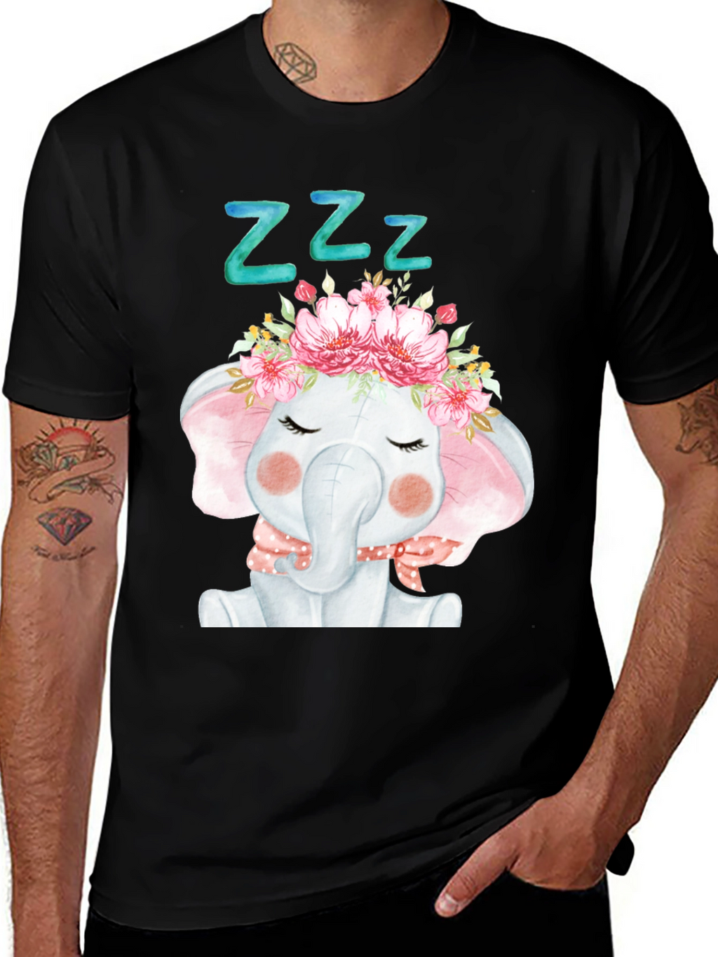 Sleeping Elephant T-Shirt