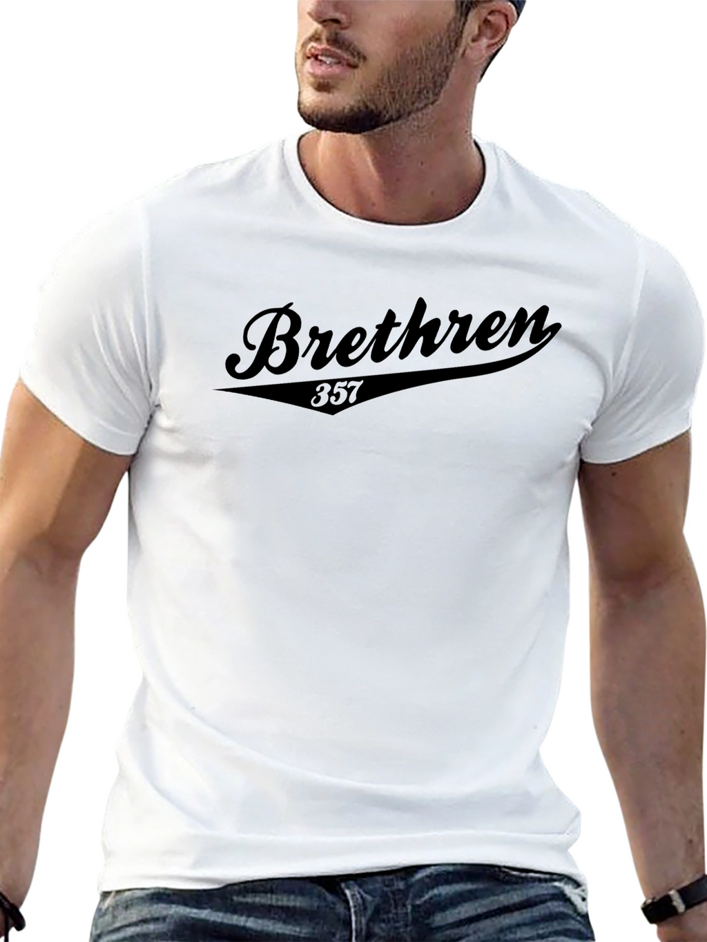 Brethren 357 Black Graphic T-Shirt