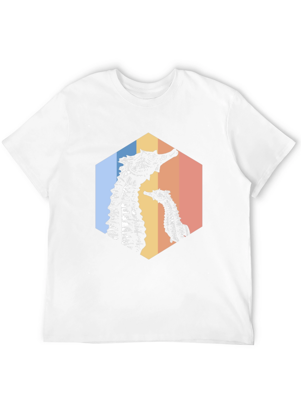 Retro Seahorse Graphic Tee