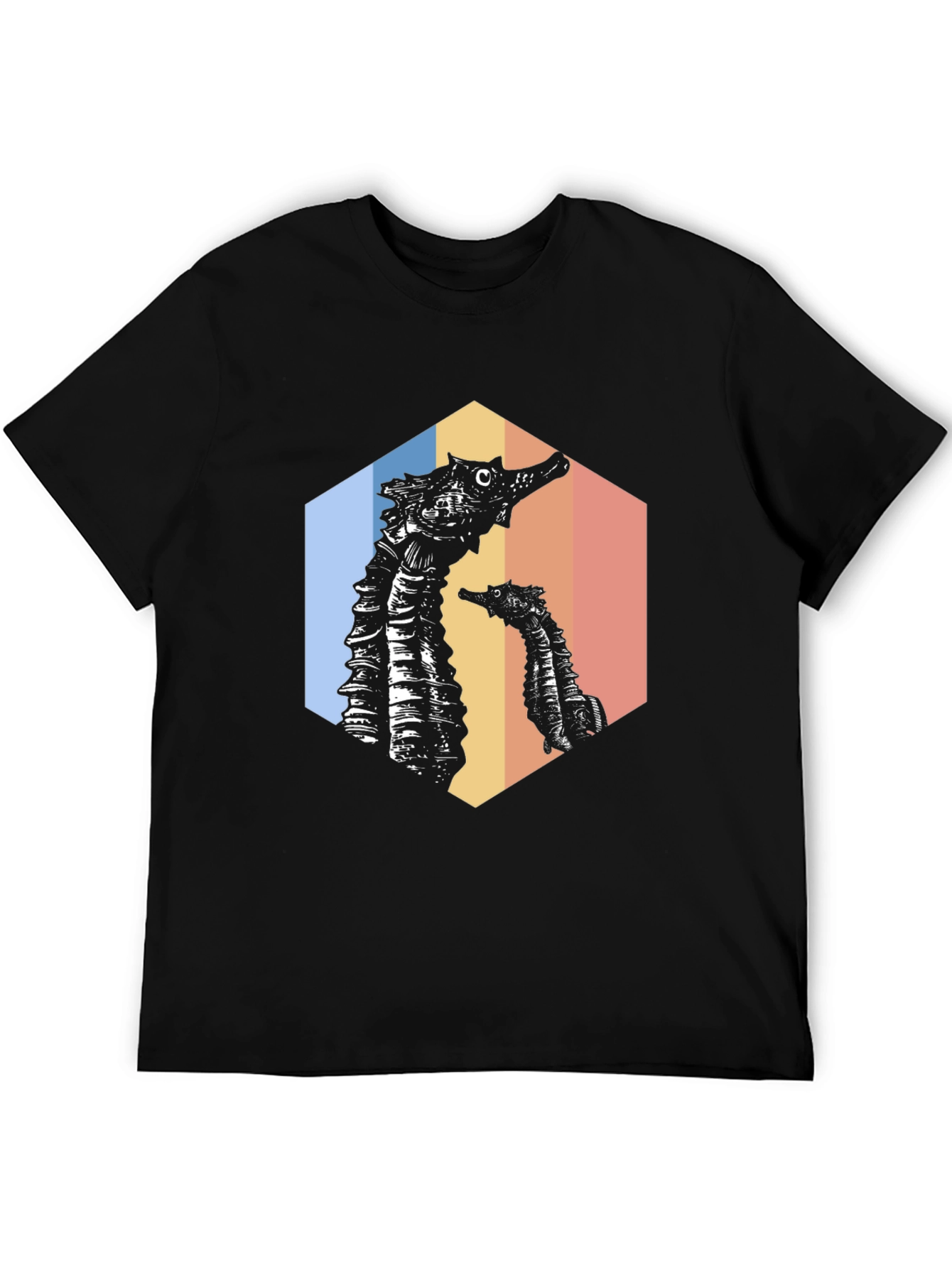 Retro Seahorse Graphic Tee