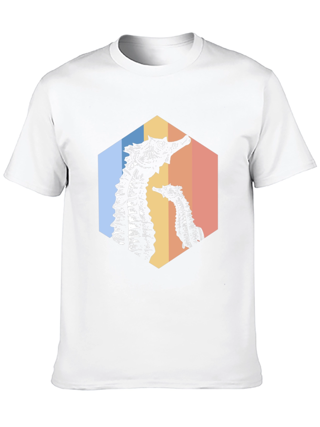 Retro Seahorse Graphic Tee