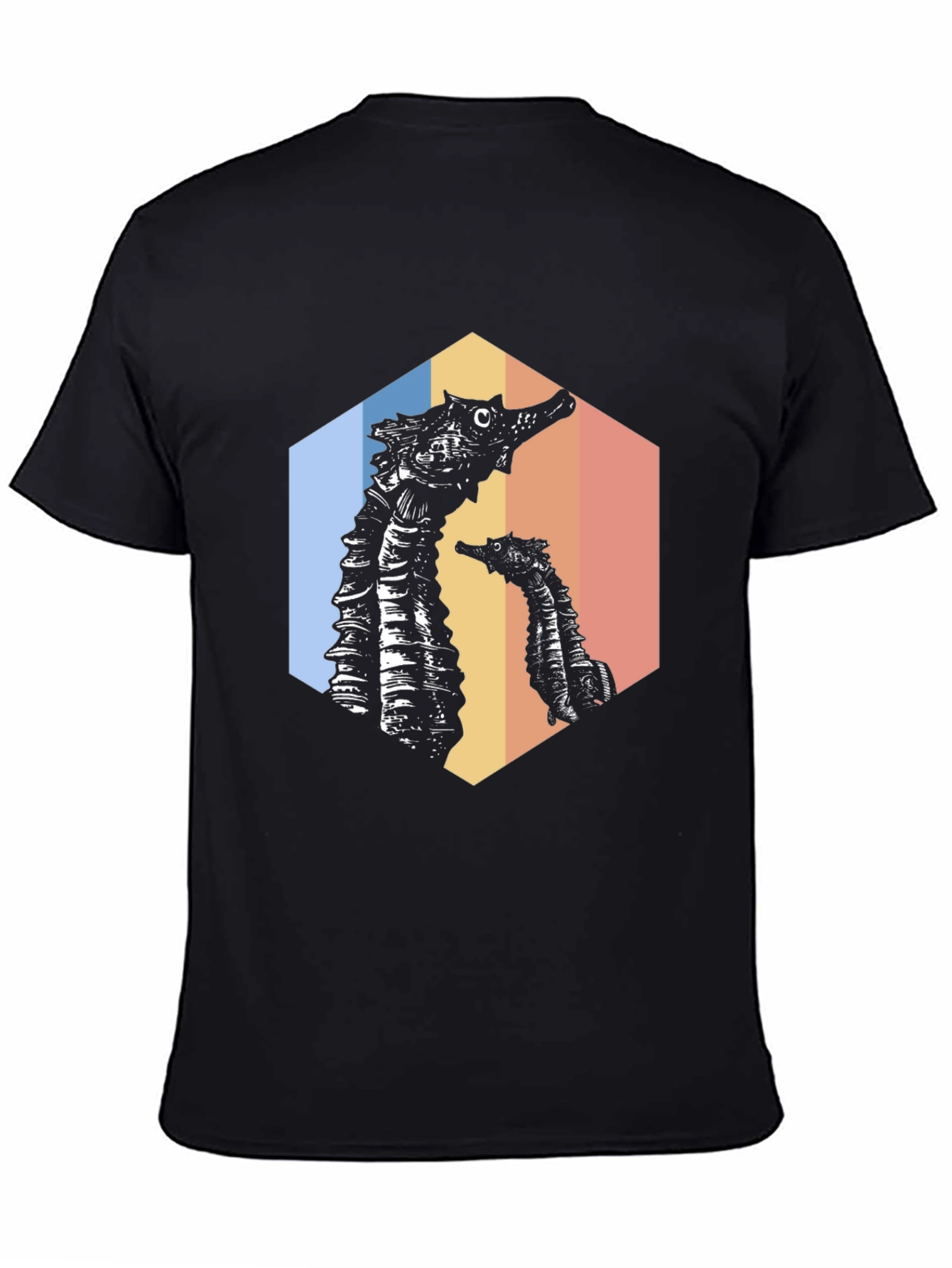 Retro Seahorse Graphic Tee