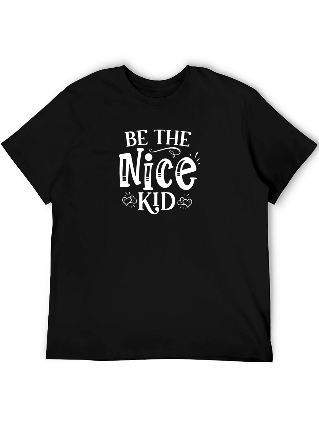 Be the Nice Kid Graphic T-Shirt - Black
