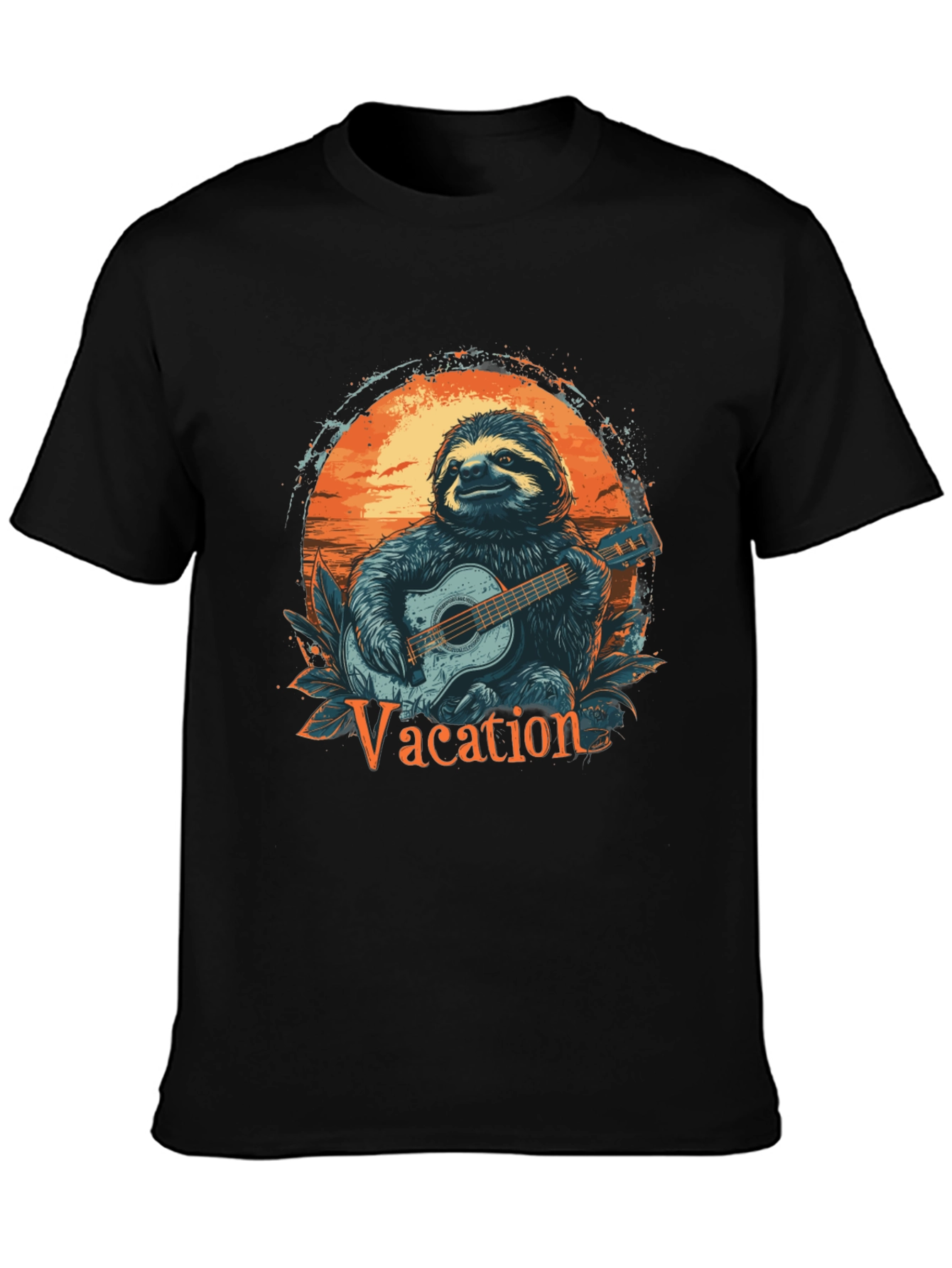 Vacation Sloth Graphic T-Shirt