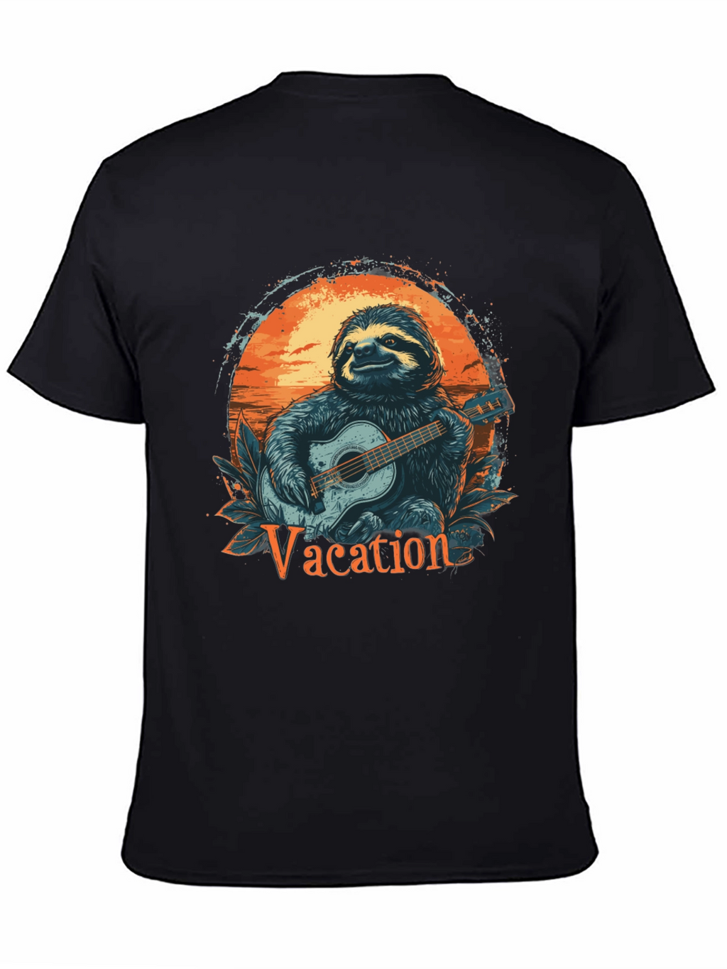 Vacation Sloth Graphic T-Shirt