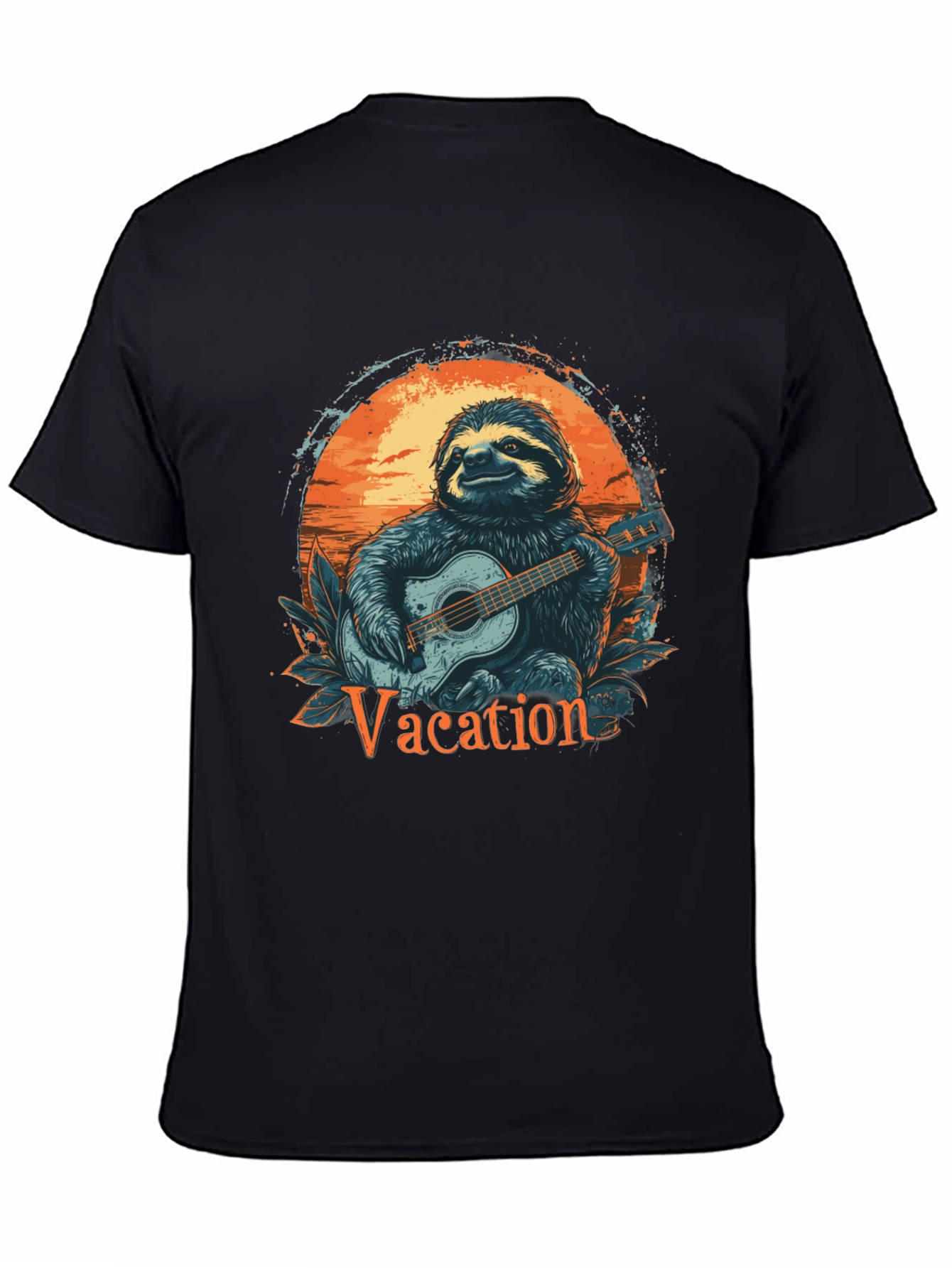 Vacation Sloth Graphic T-Shirt