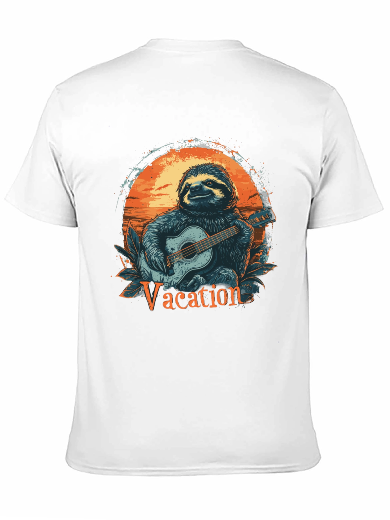 Vacation Sloth Graphic T-Shirt
