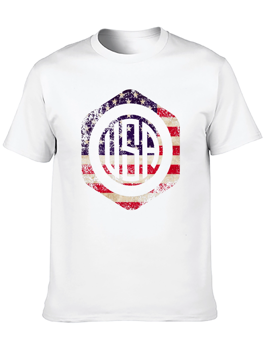 American Flag Graphic Tee - Patriotic USA Design