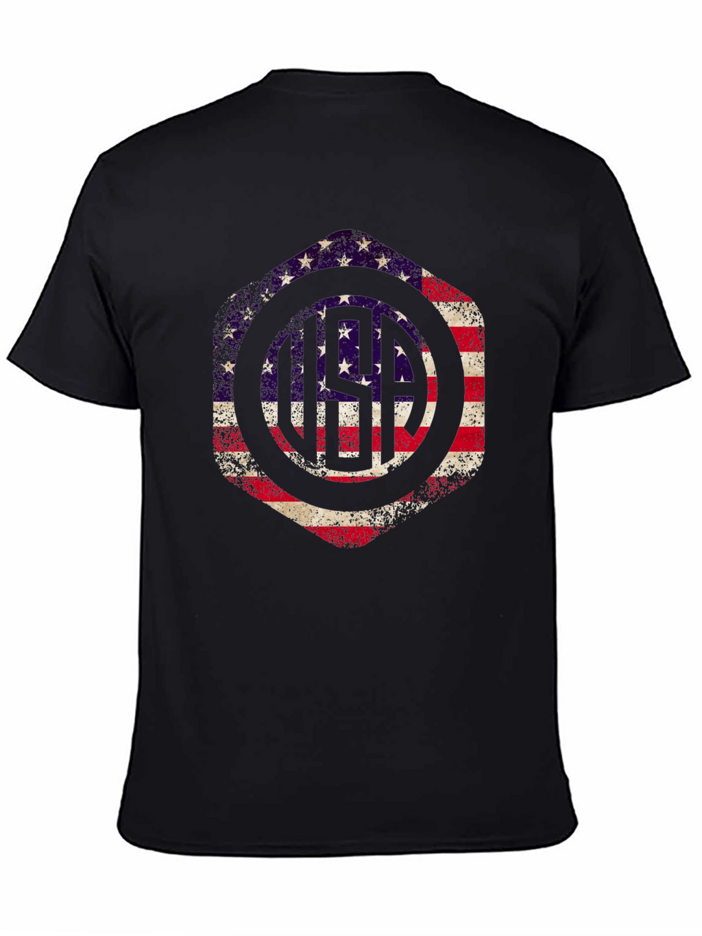 American Flag Graphic Tee - Patriotic USA Design