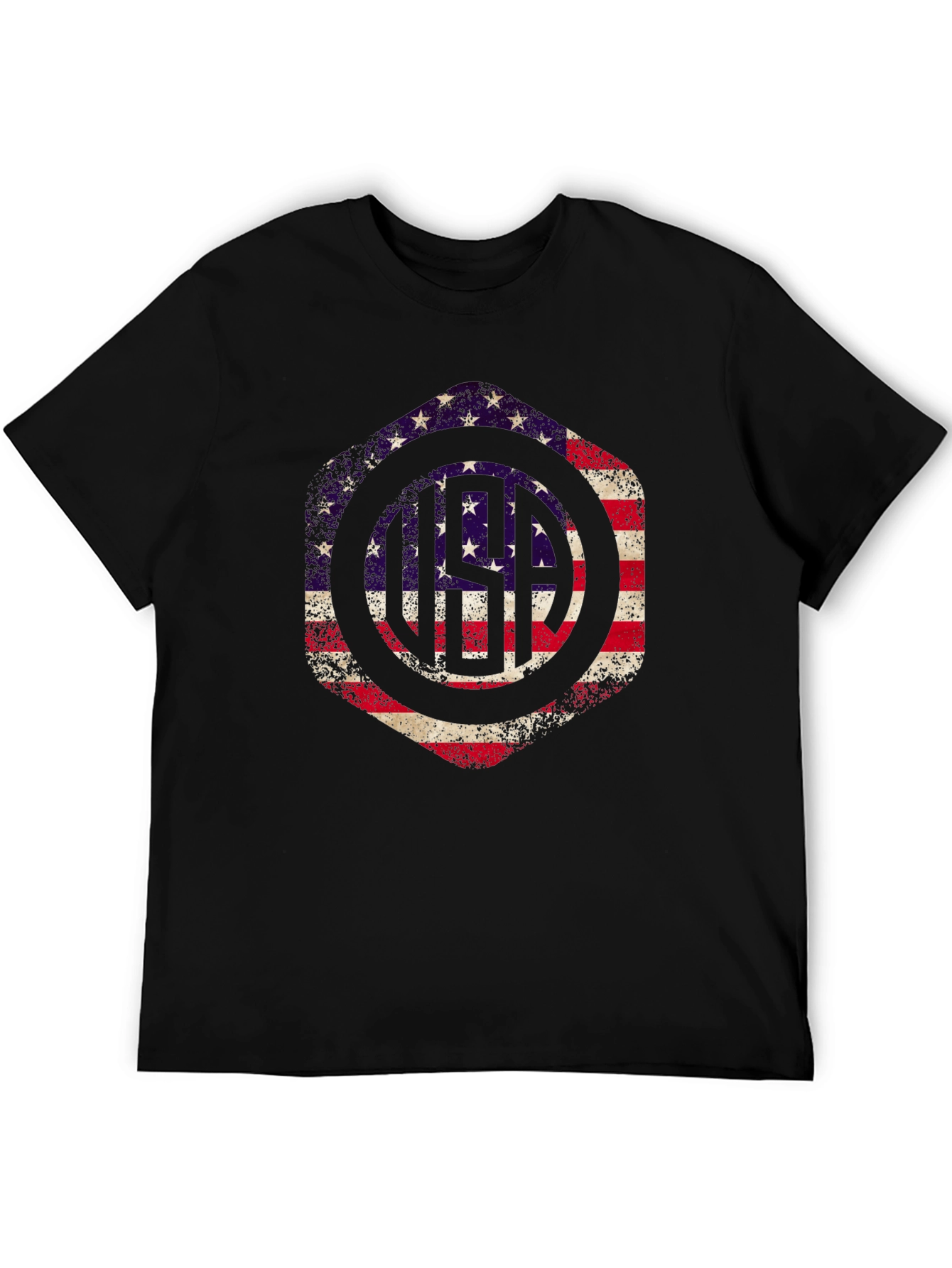 American Flag Graphic Tee - Patriotic USA Design
