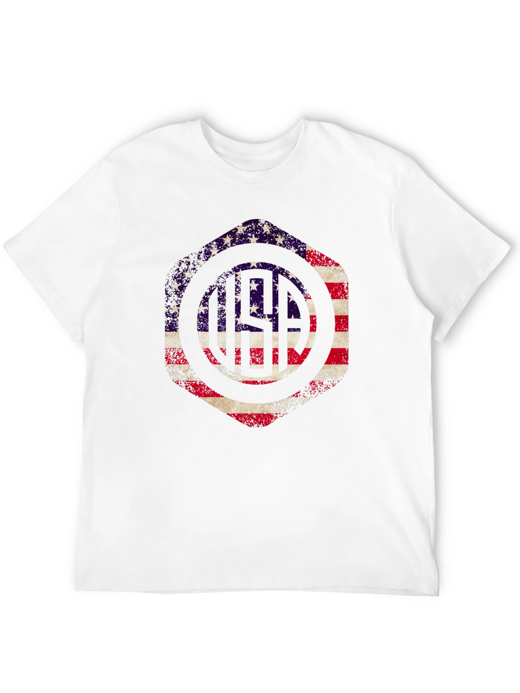 American Flag Graphic Tee - Patriotic USA Design