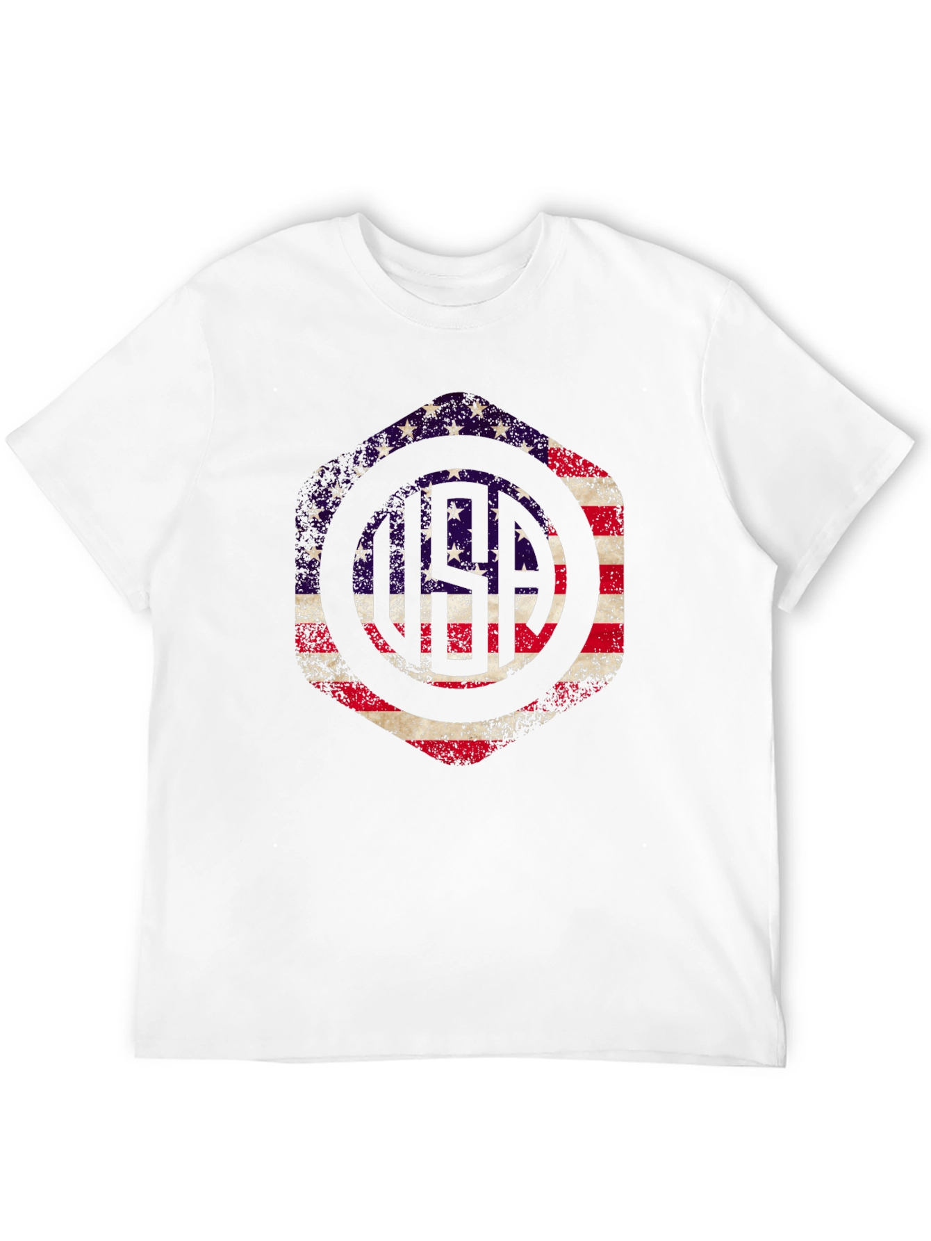 American Flag Graphic Tee - Patriotic USA Design