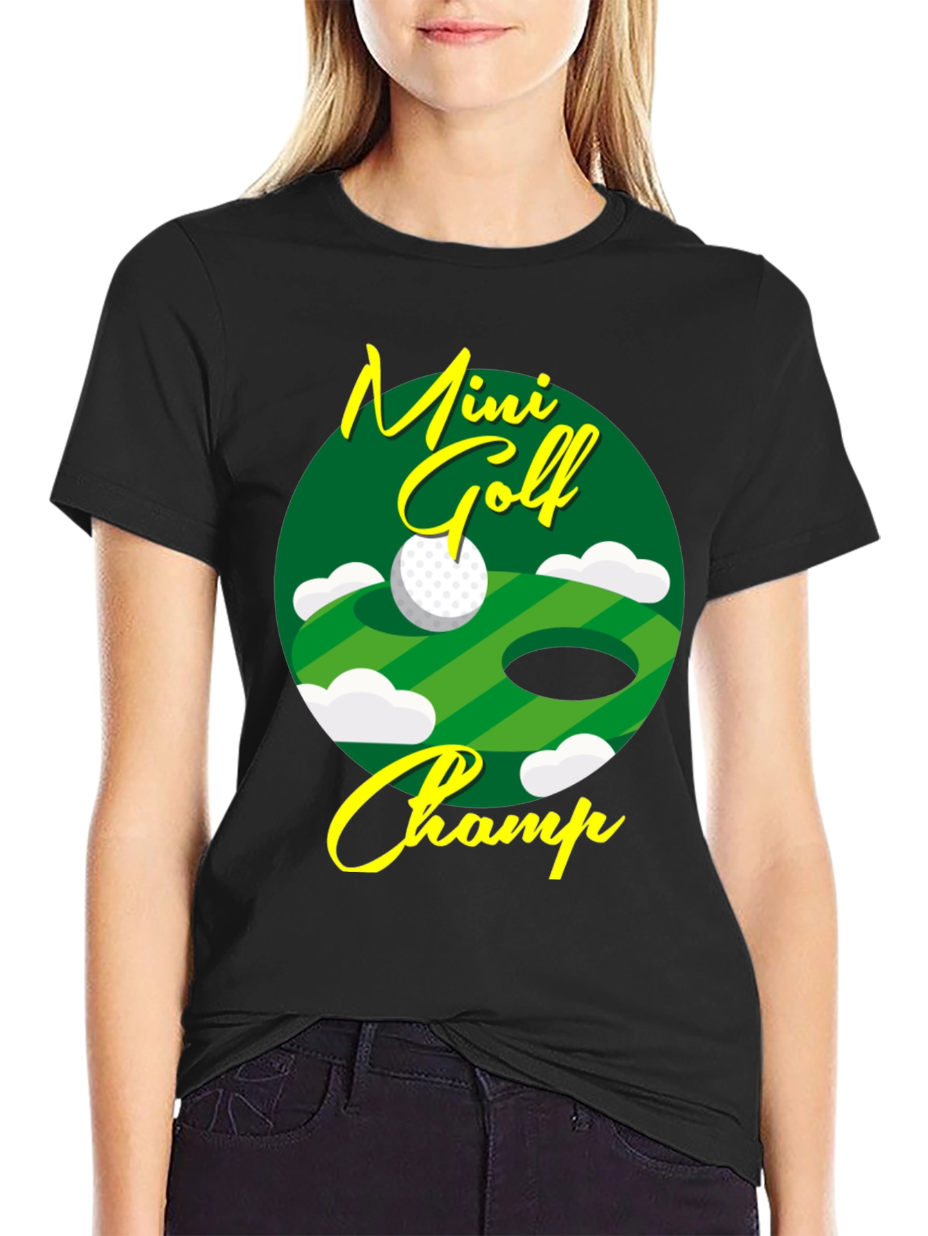 Mini Golf Champ Graphic T-Shirt