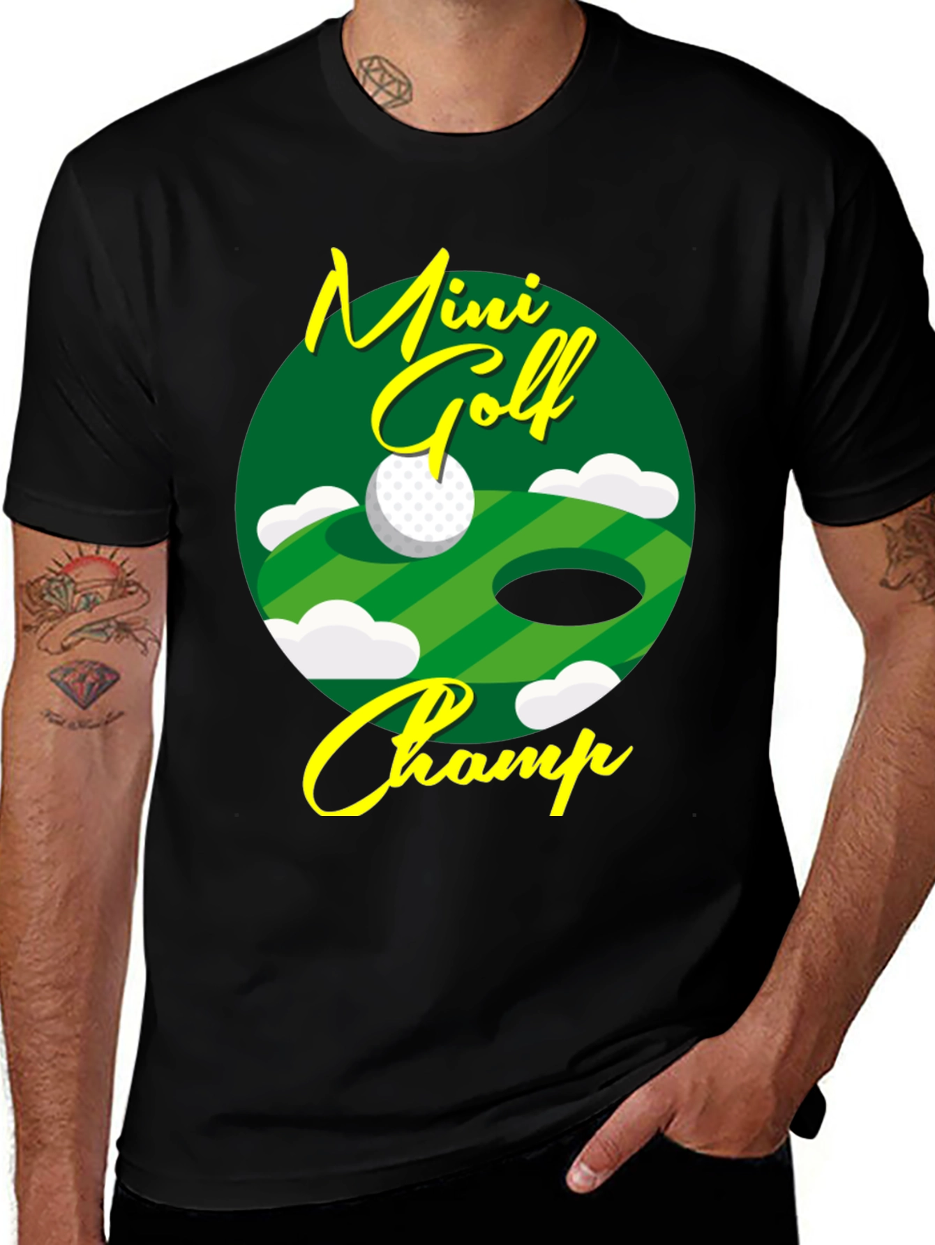 Mini Golf Champ Graphic T-Shirt