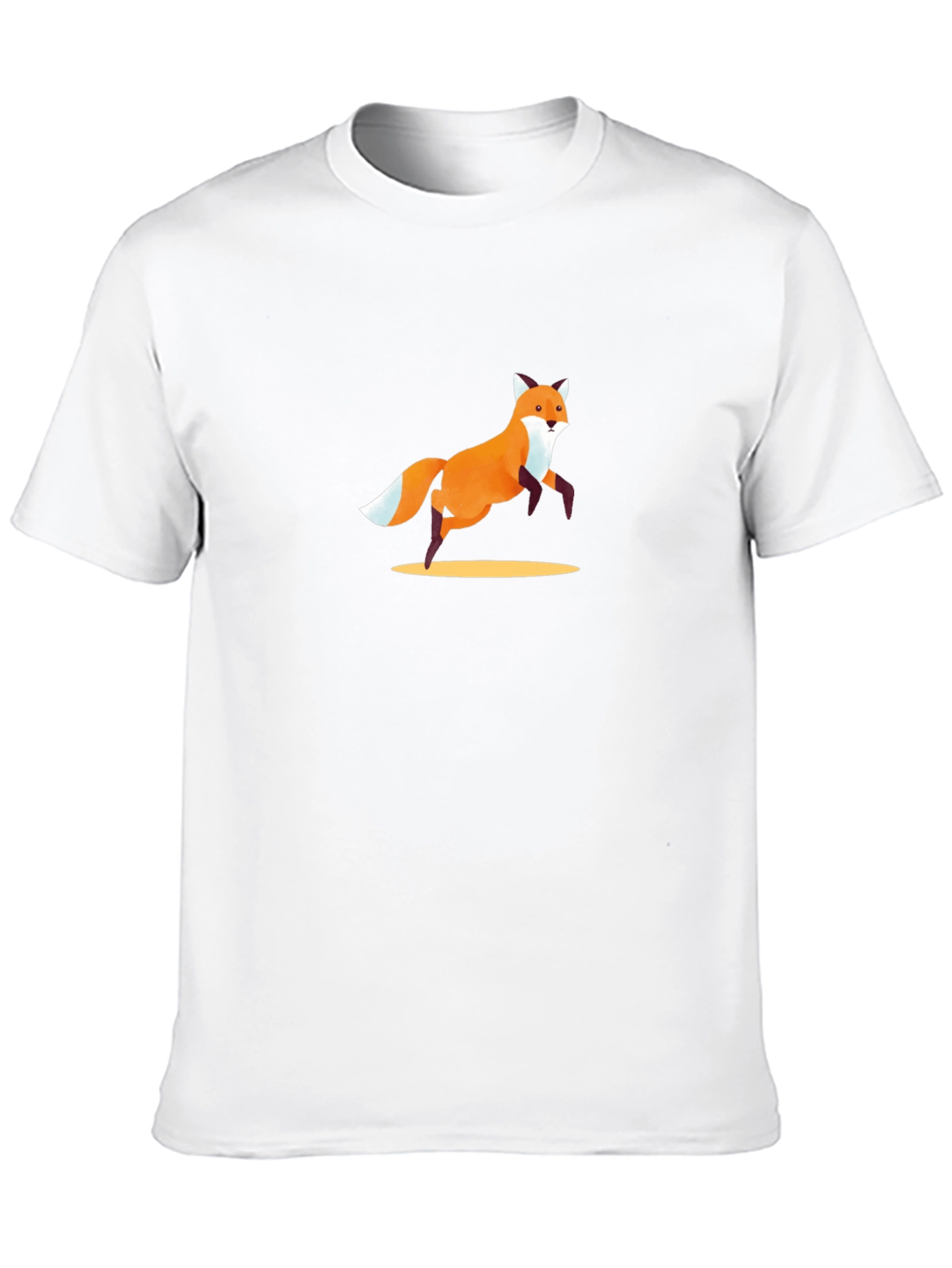 Fox Graphic Black T-Shirt - Modern Casual Tee