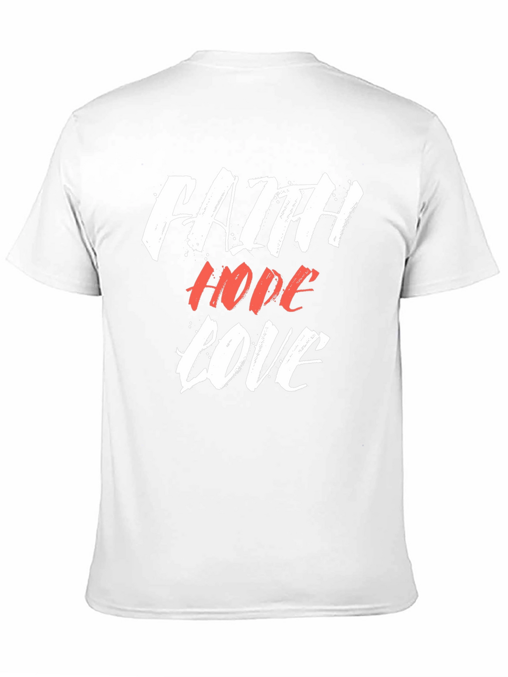 Faith Hope Love Graphic Tee - Black