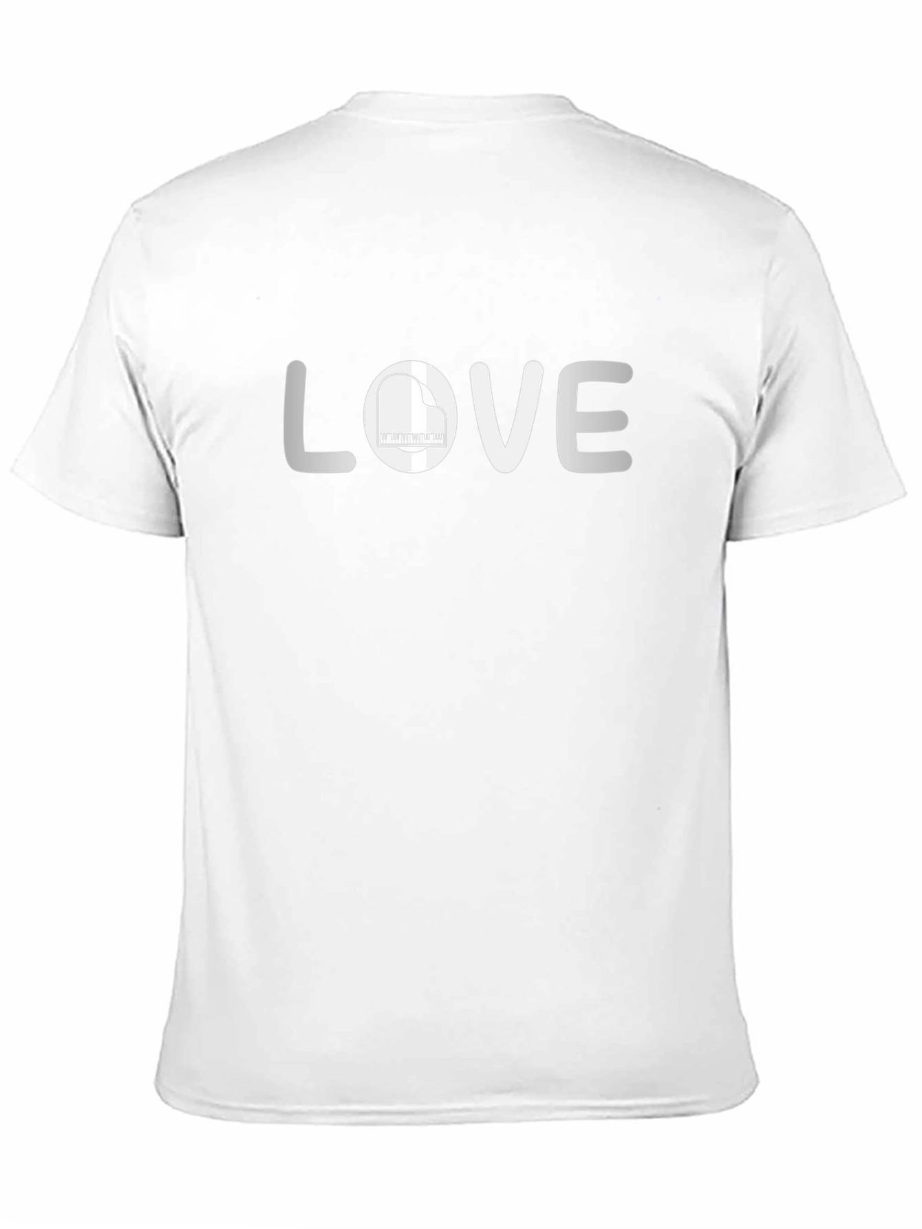 Piano Love Graphic Tee - Musician T-Shirt