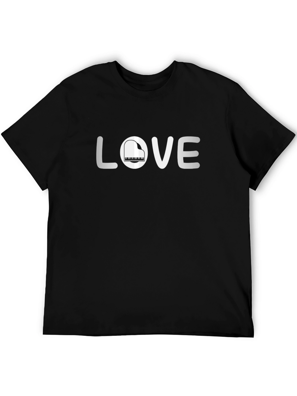 Piano Love Graphic Tee - Musician T-Shirt
