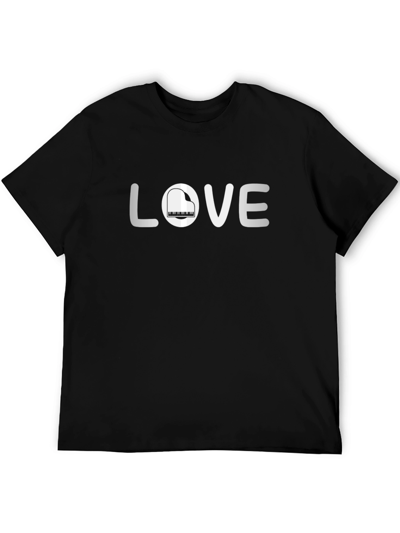 Piano Love Graphic Tee - Musician T-Shirt