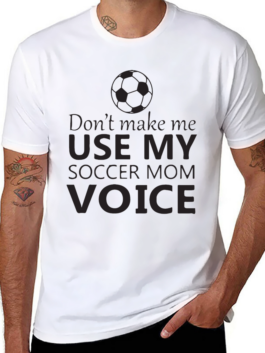 Soccer Mom Voice T-Shirt - Funny Novelty Tee
