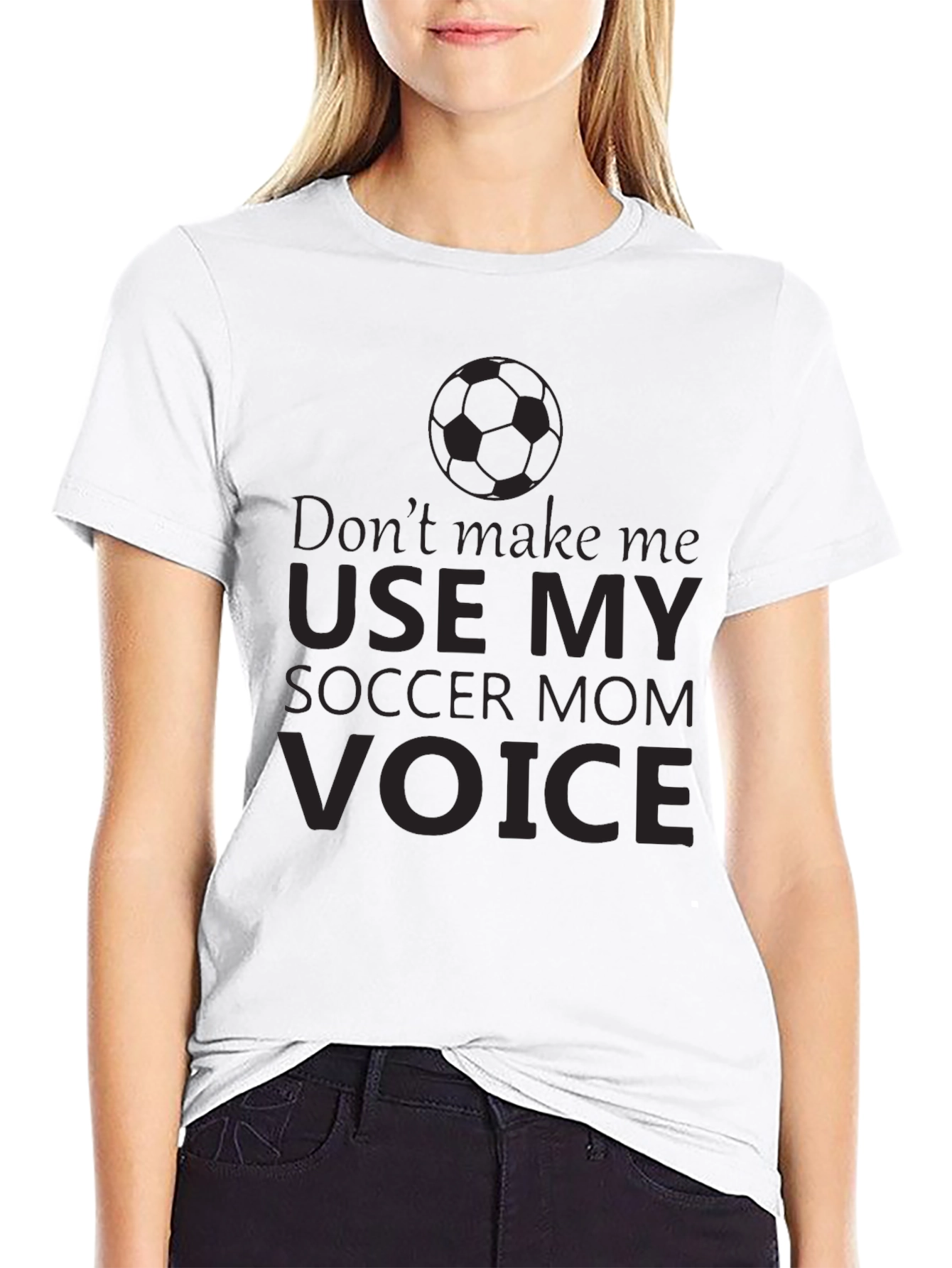 Soccer Mom Voice T-Shirt - Funny Novelty Tee