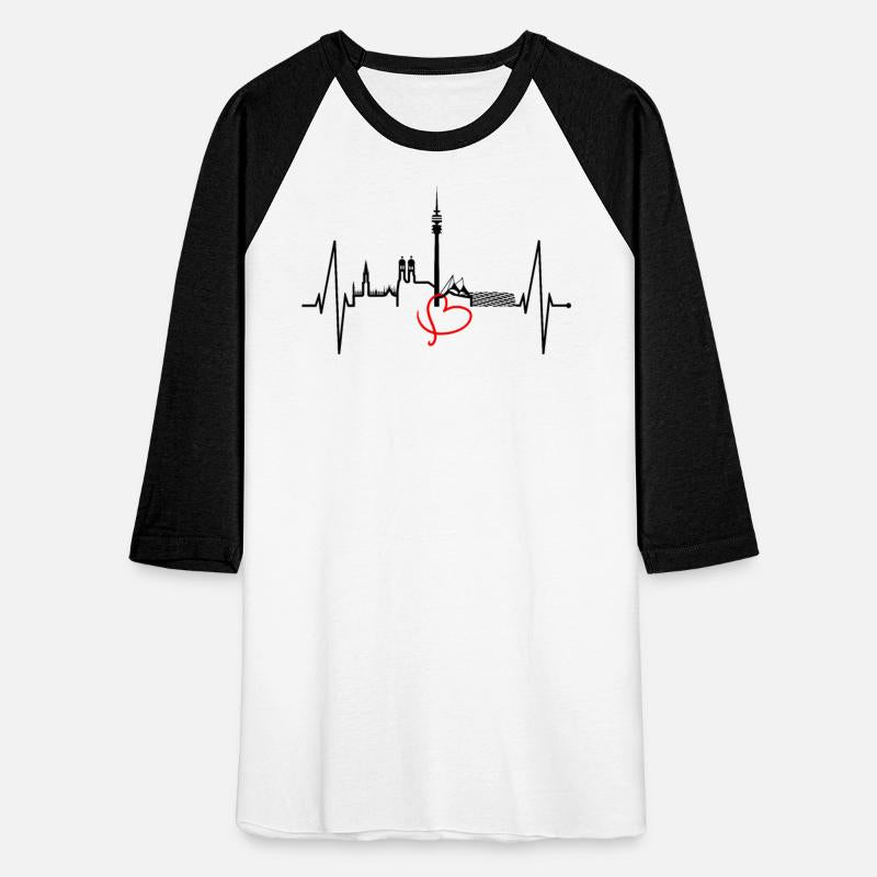 Munich Skyline Heartbeat Bavarian Oktoberfest Gift