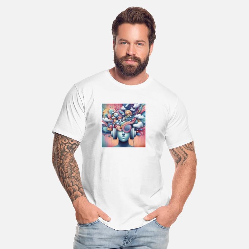 Music Lover T-shirt, Soundwave Art Tee