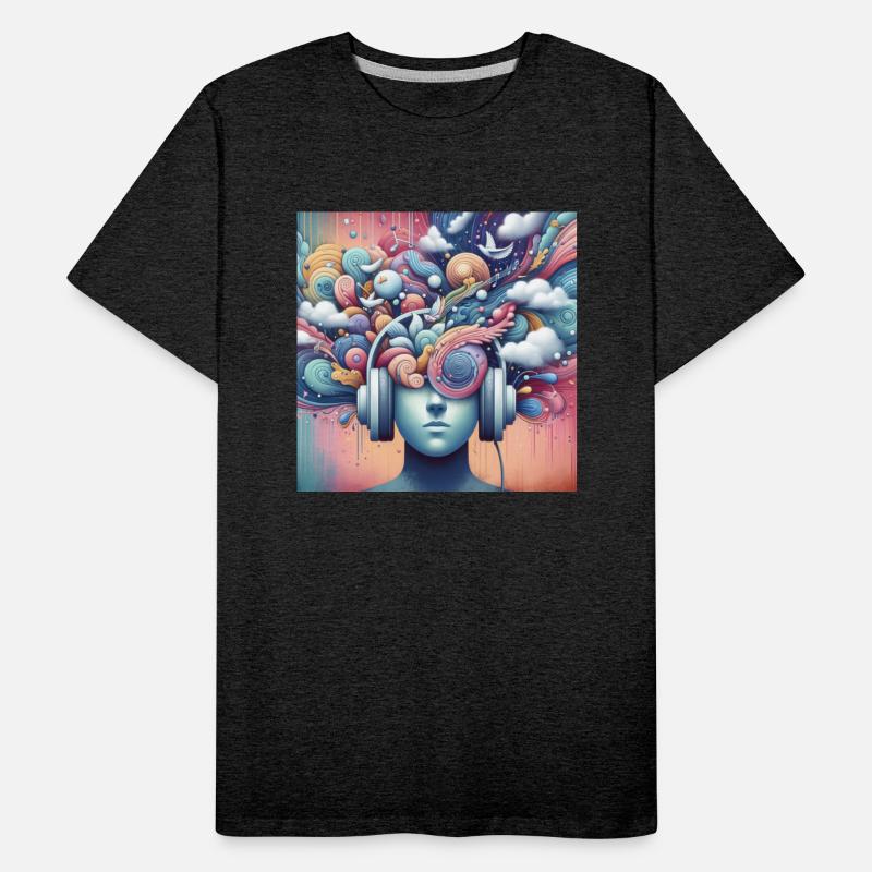 Music Lover T-shirt, Soundwave Art Tee