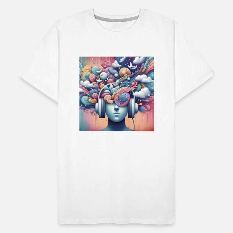 Music Lover T-shirt, Soundwave Art Tee