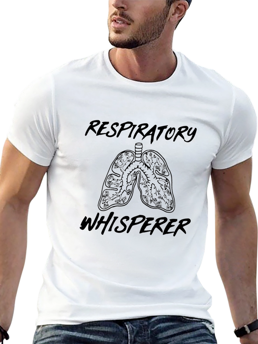 Respiratory Whisperer Black T-Shirt