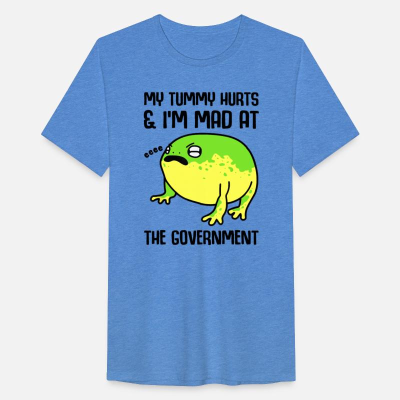My Tummy Hurts And Im Mad At The Government Frog