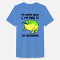 My Tummy Hurts And Im Mad At The Government Frog