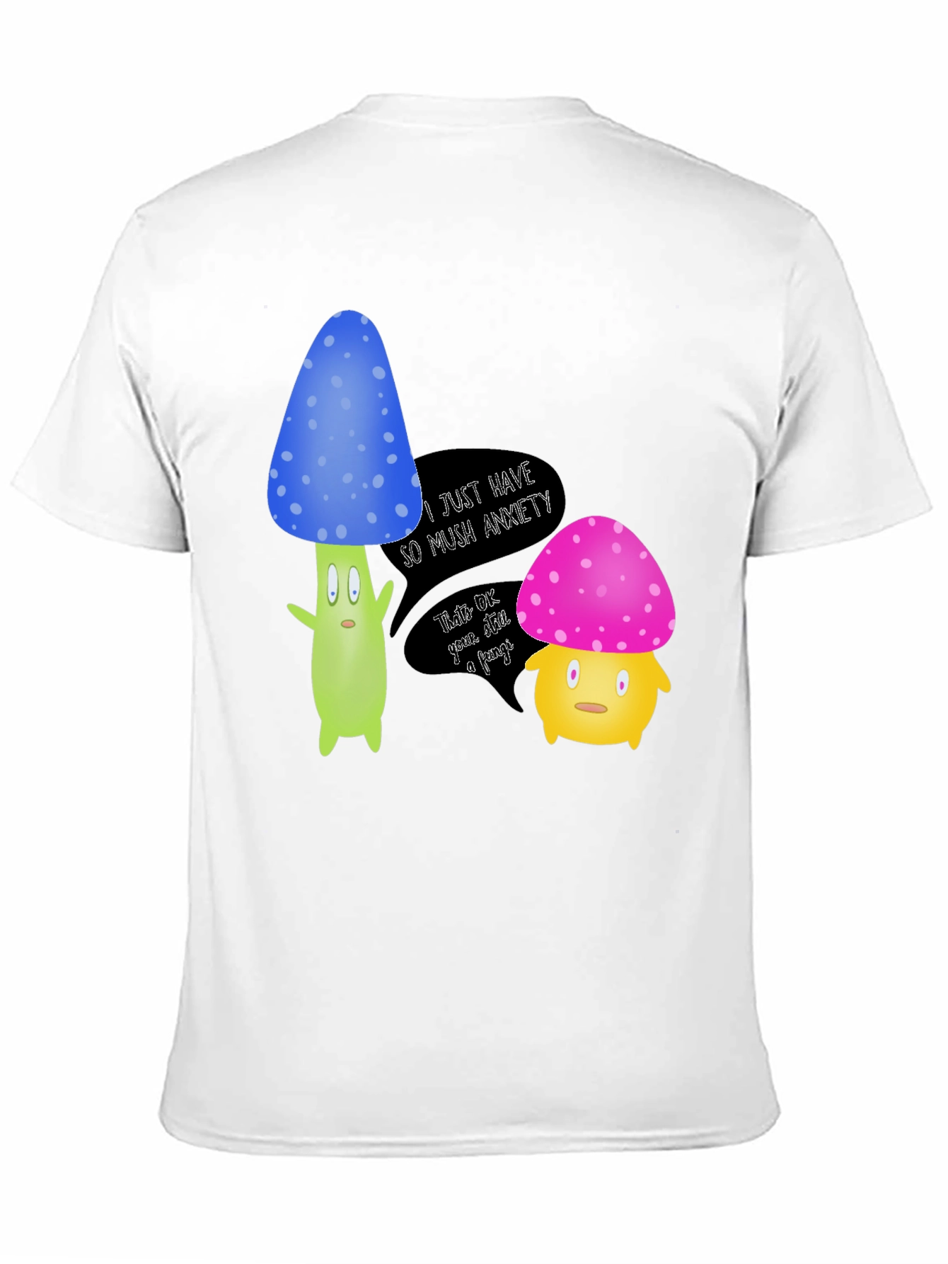 Anxiety Mushroom Graphic Tee