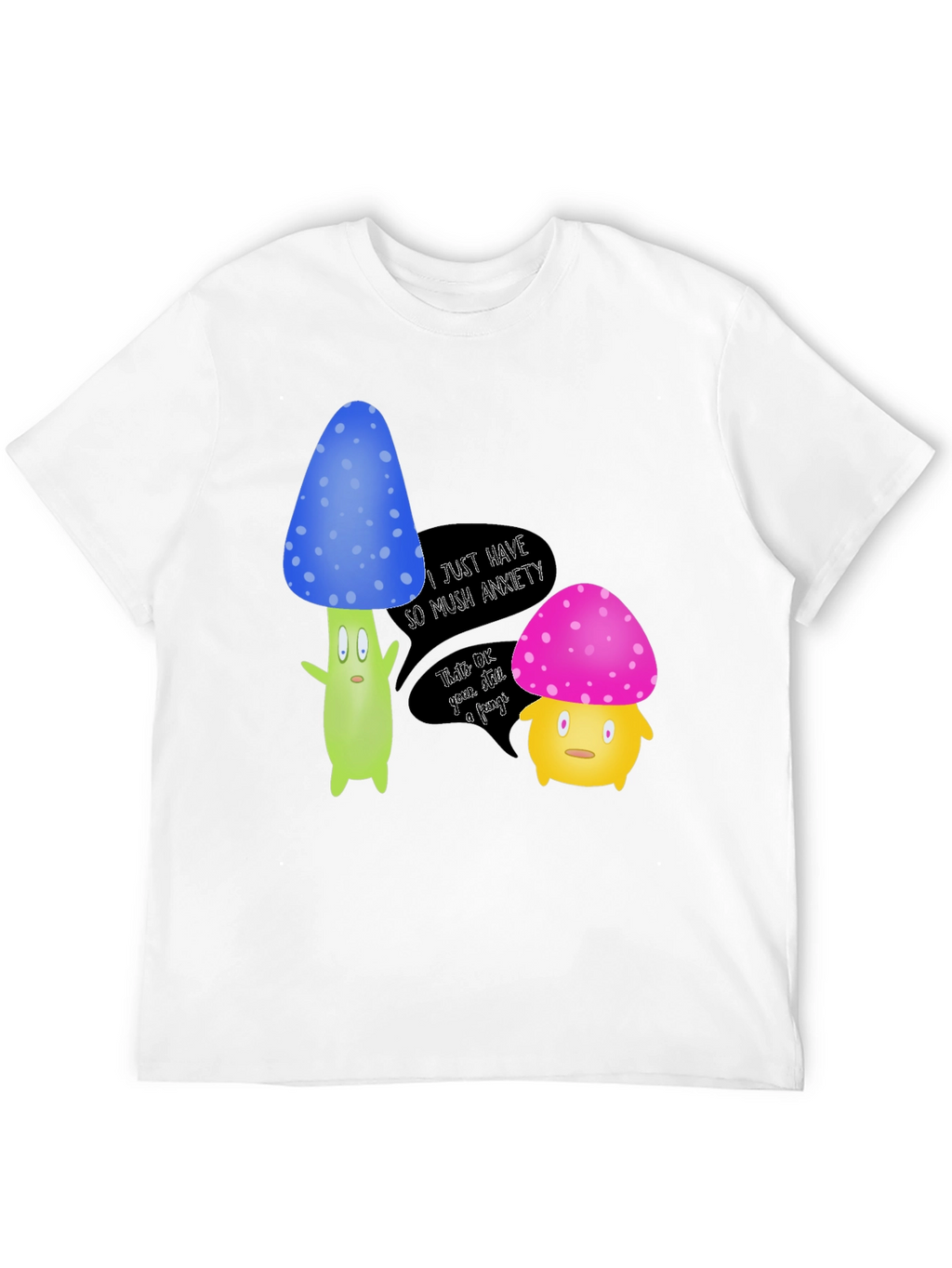 Anxiety Mushroom Graphic Tee