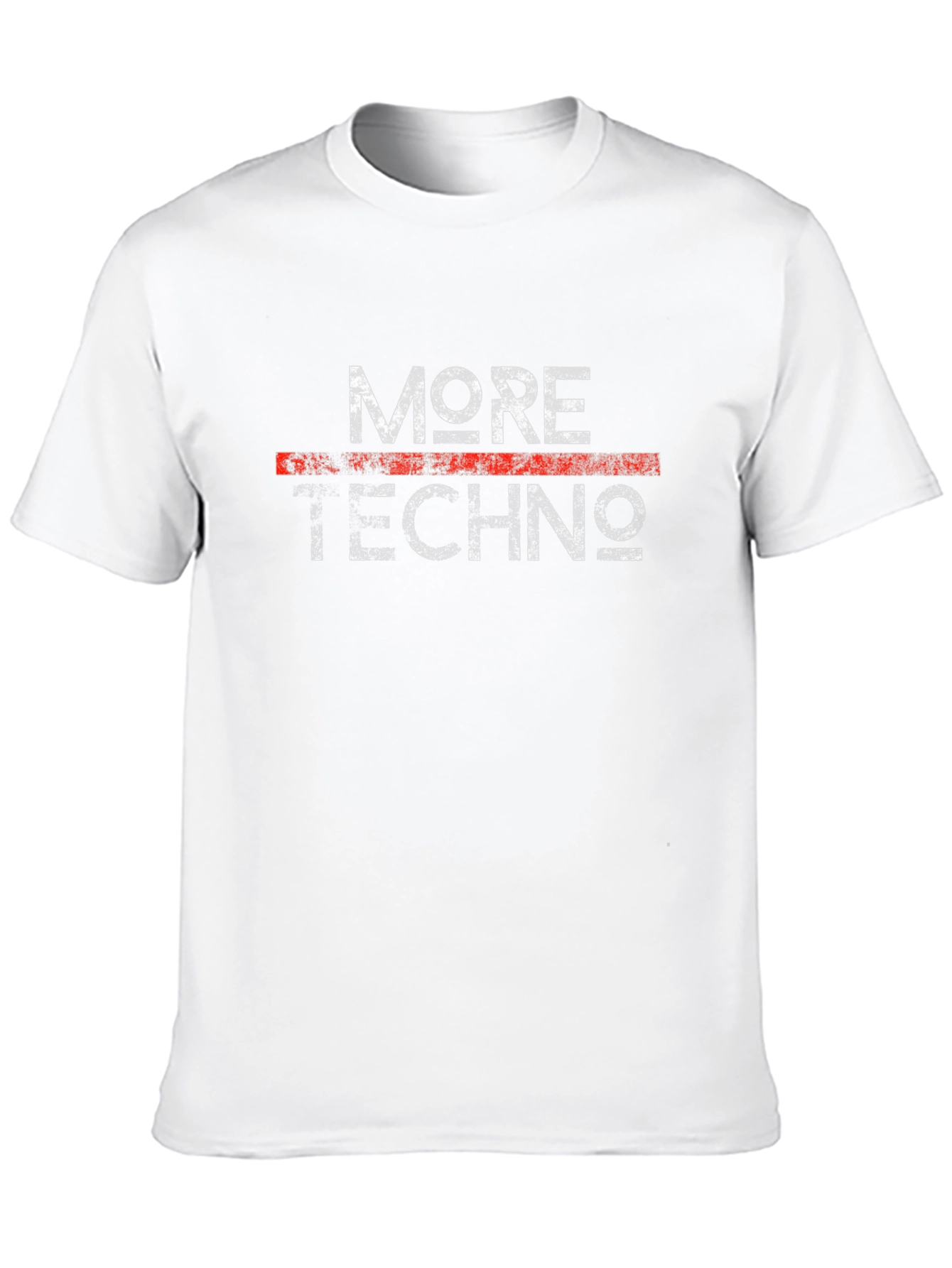 More Techno Black Graphic Tee
