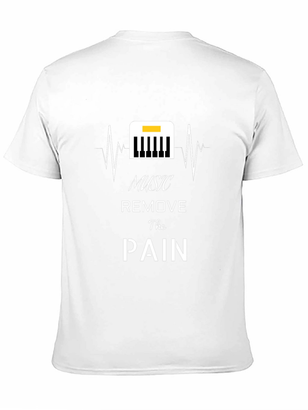 Music Removes Pain Black T-Shirt