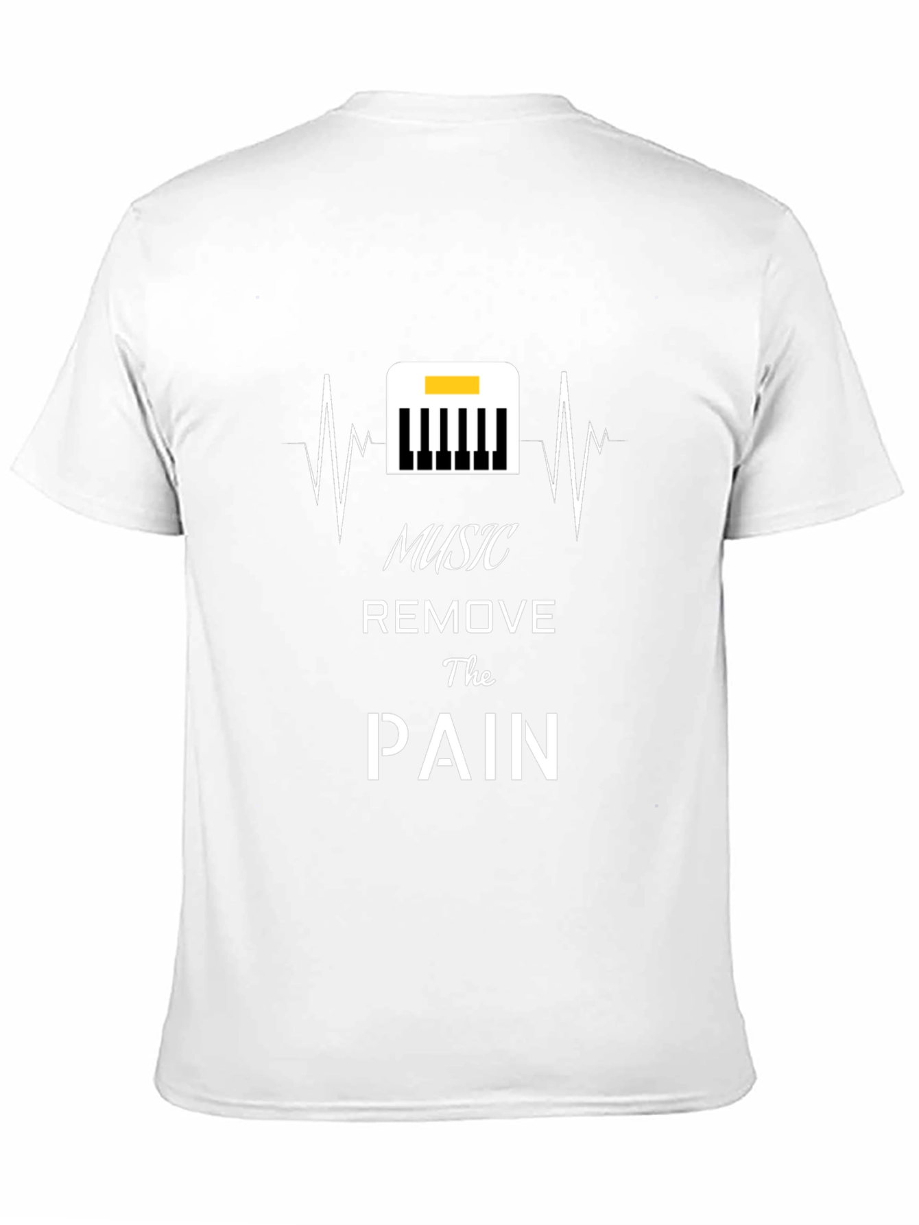 Music Removes Pain Black T-Shirt
