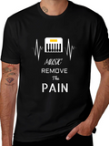 Music Removes Pain Black T-Shirt